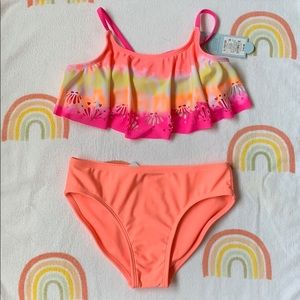Tie dye girls bikini